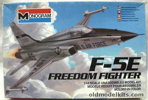 Monogram 1/48 F-5E Freedom Fighter - USAF, 5423 plastic model kit